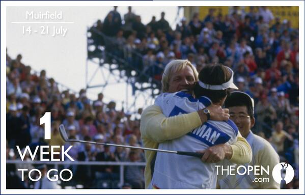TheOpen's tweet photo. 1 week to go...#TheOpen http://t.co/1KtyQ6MyVs