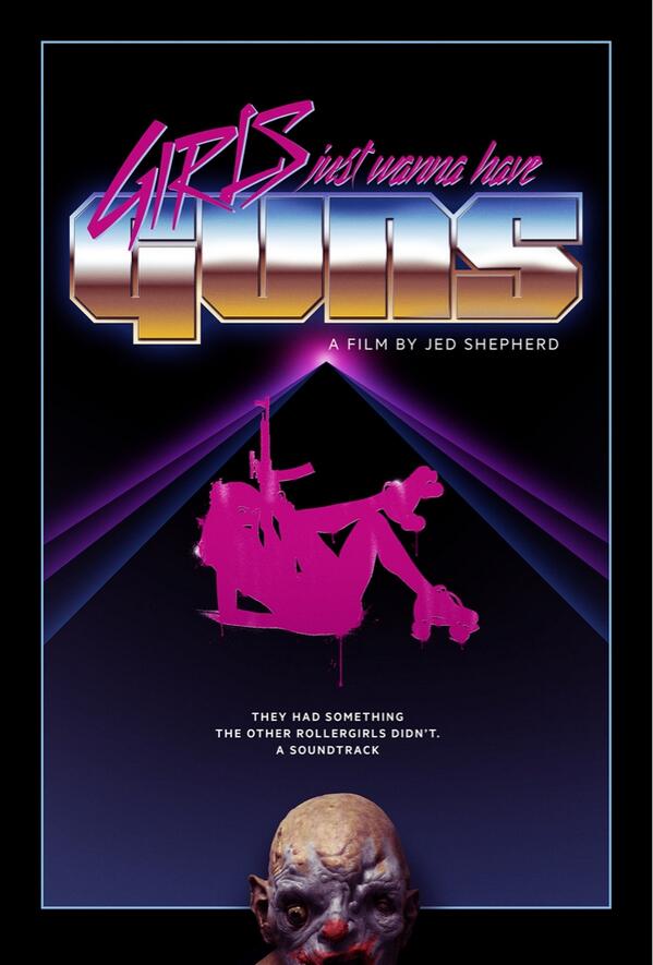 Jedshepherd's tweet photo. @ldnrollergirls @rollerderbyuk @rduktv @wftda Girls Just Wanna Have Guns #comingsoon http://t.co/22yXSXVhF4
