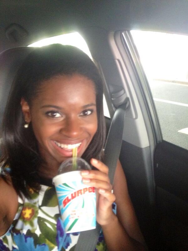Brittm_tv's tweet image. Look at me #DWS= Driving while Slurpin' LOL #imadethatup #freeslurpee