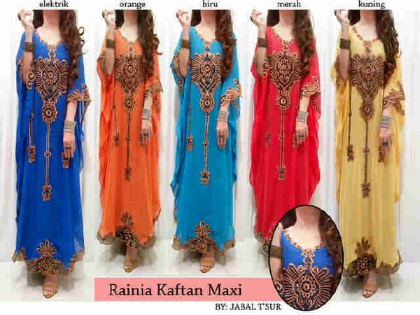 (Via <a href="/Bee_olshopp/">Shopping Bee</a> ) RAINIA KAFTAN <a href="/165rb/">Réda Rb</a> bhn sifon fit L-XL (no inner)
