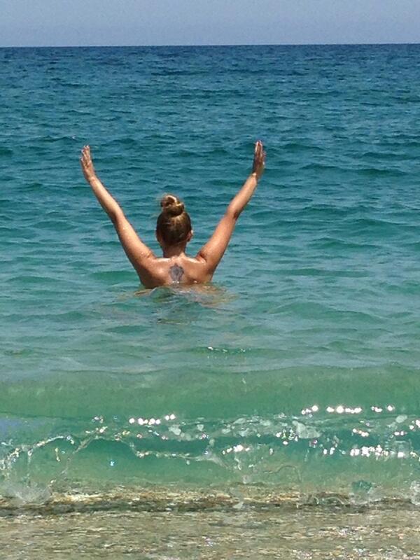 Mariaa1601's tweet photo. De playa!!! http://t.co/nNhVZy542r