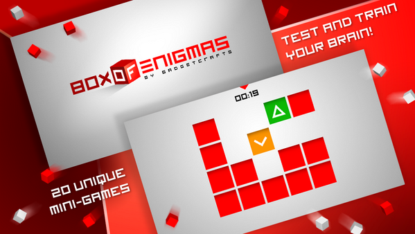 Gadgetcrafts's tweet photo. Box of Enigmas by Gadgetcrafts. New exciting game for your brain released on Android today. Next week on iPhone! http://t.co/PKbsfRnCTP