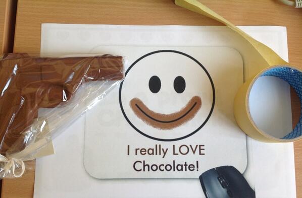 alpharocks's tweet photo. Choco-gun http://t.co/aUtUzddTWA