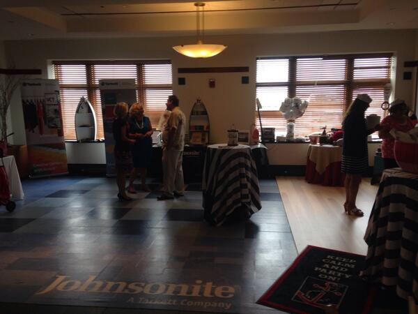 AaronStreder's tweet photo. NRF and #Tarkett rocking this booth. #leahofflooring http://t.co/5L1imM6SOO