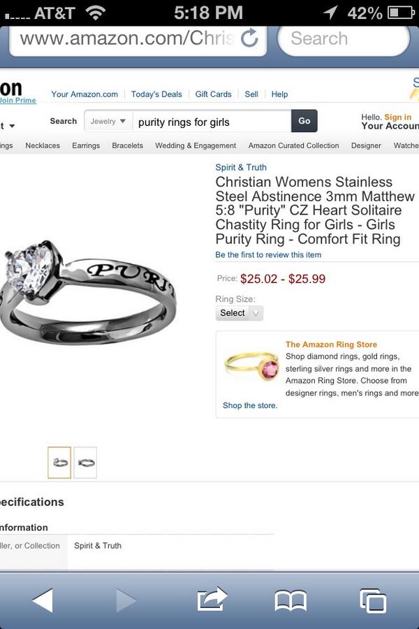 AlwaysGods's tweet image. I want this purity ring!! 😍😍