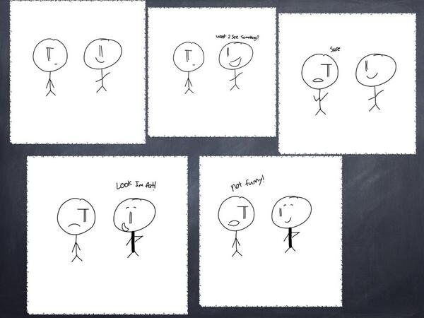 StickFigureCom's tweet image. Not funny