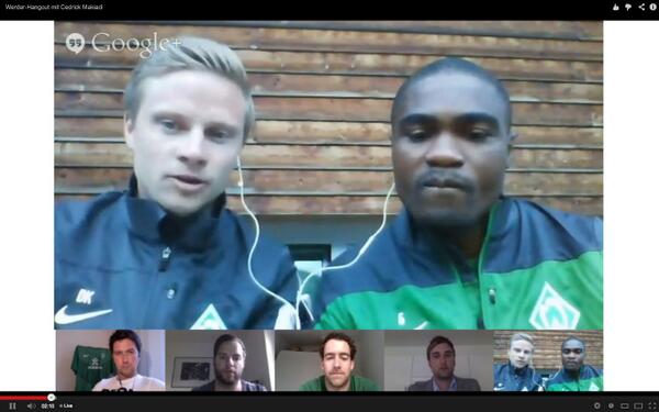 Fahre4's tweet photo. Hangout mit Makiadi  #weltklasse http://t.co/AwE76lSirF