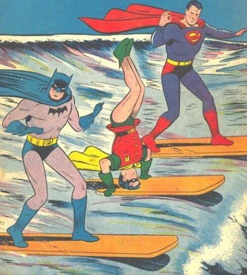 1World1Ocean's tweet image. Even #superheroes need a break sometimes! #OceanHumor