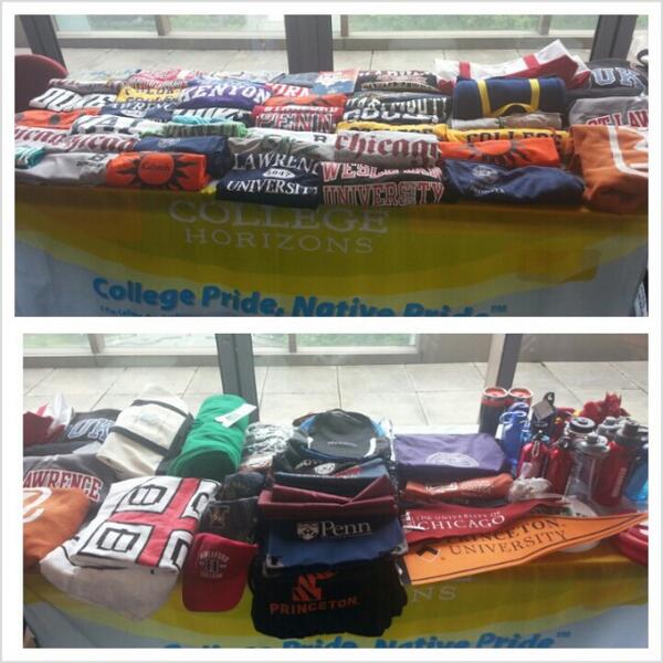 ImFirstGen's tweet image. Who doesn't love college swag?!? #CollegeHorizons #ImFirstGen