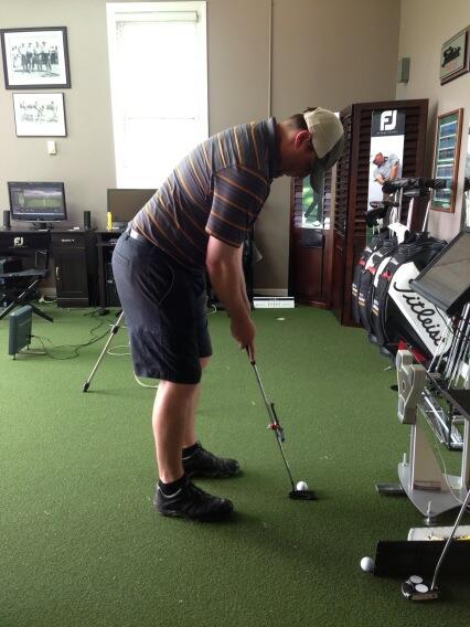 golfgurutv's tweet image. Putting lesson/fitting #teamtitleist raised #samlab score by 15% I&apos;m a putting coach