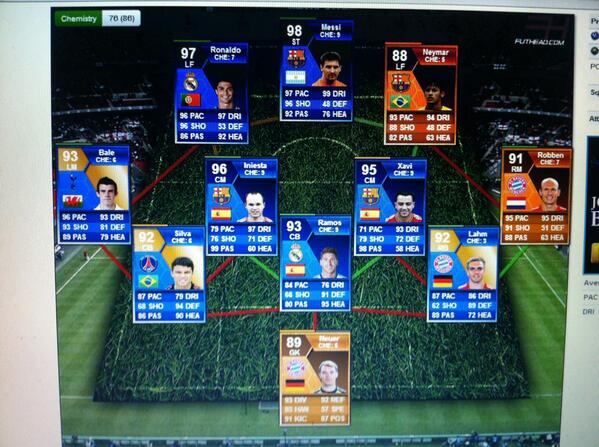 squadmaker123's tweet image. Extreem goed team 15,89 miljoen