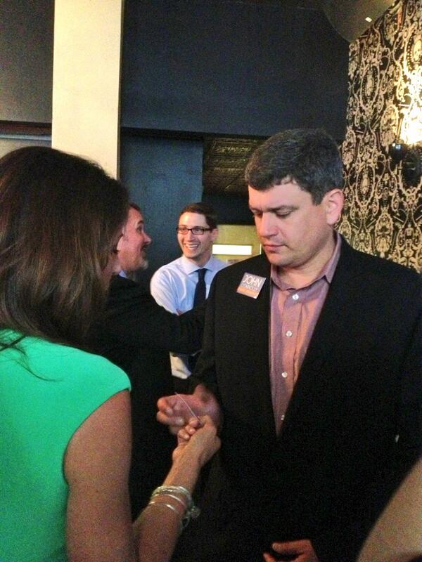 John Connolly mingling at the #hgcornerstone networking event! #boston #mayoralcandidate #realestate