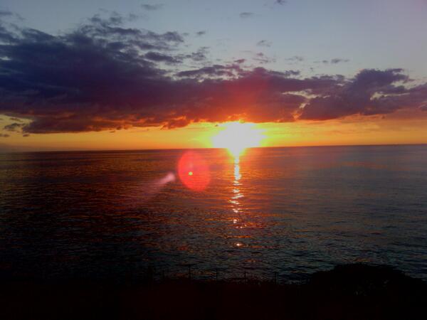 This is a crazy sunset