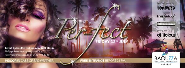 Baouzza's tweet photo. This evening... It will be Per-Fect @Baouzza with @DjDominico809 , @LICIOUSMUSIC, @DjFrederico &amp; @makasi ! http://t.co/BKWopa9zOB