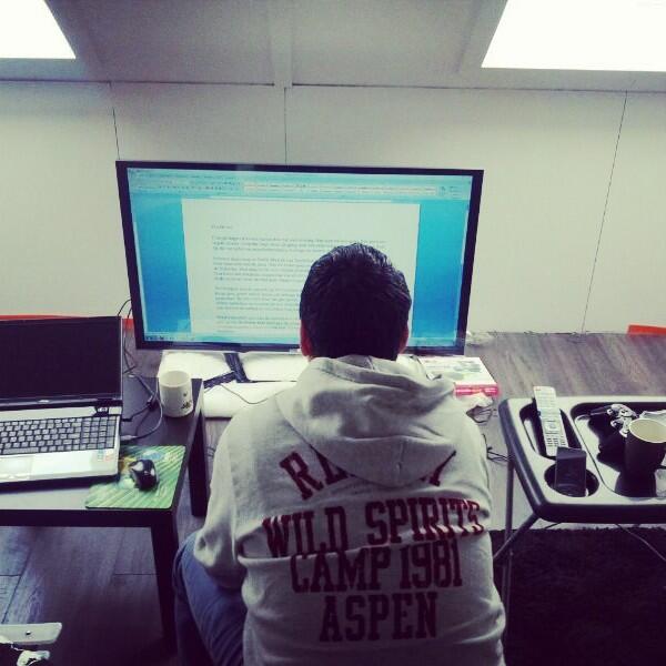 a3o's tweet photo. Screenplay: New Street clip in the making a3o studio sessie. Next step 'Decoupage' http://t.co/h2gfYdM6Sy
