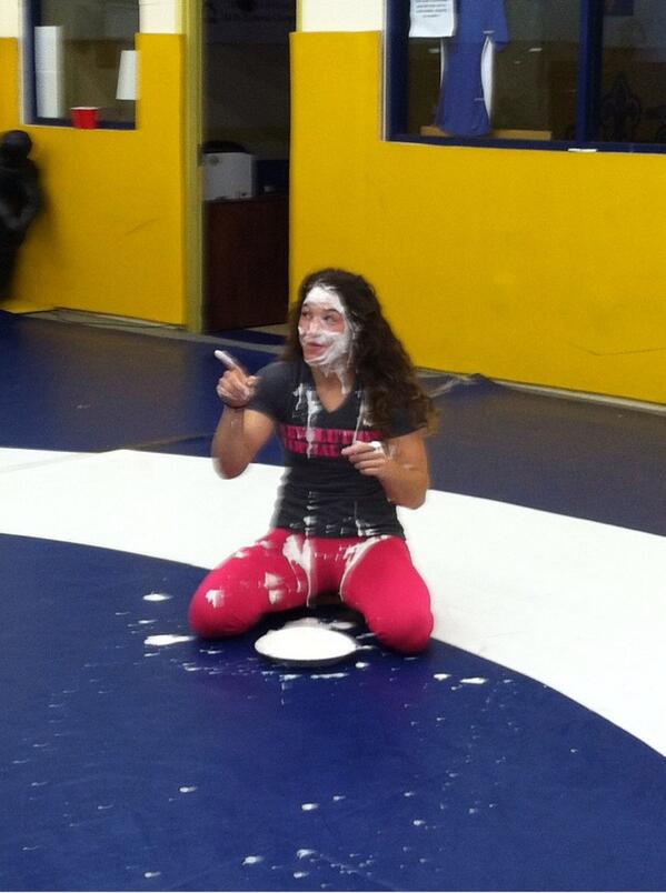 LimestoneW's tweet photo. Wrestling camp fun!!! @Sara_McMann @HectorCastroMMA @Fearthefighter http://t.co/8Mqll55zjU