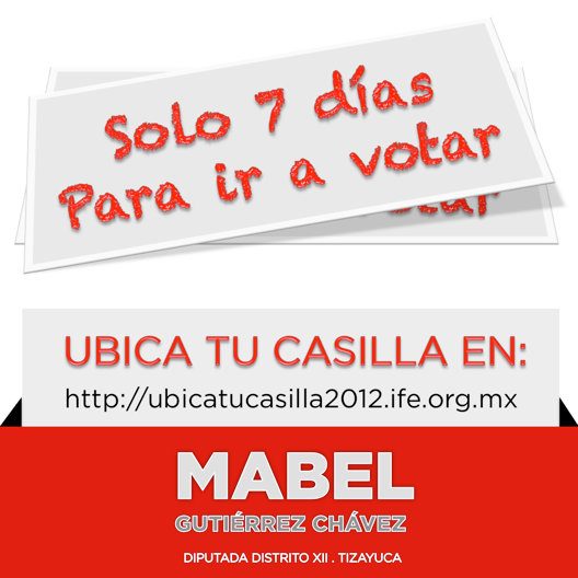 MabelGutierrezC's tweet photo. Último domingo de campaña. Nos encontramos a tan solo 7 días del triunfo. Este #7DeJulio #VamosAGanar @cdeprihidalgo http://t.co/KpOGpIYP6H