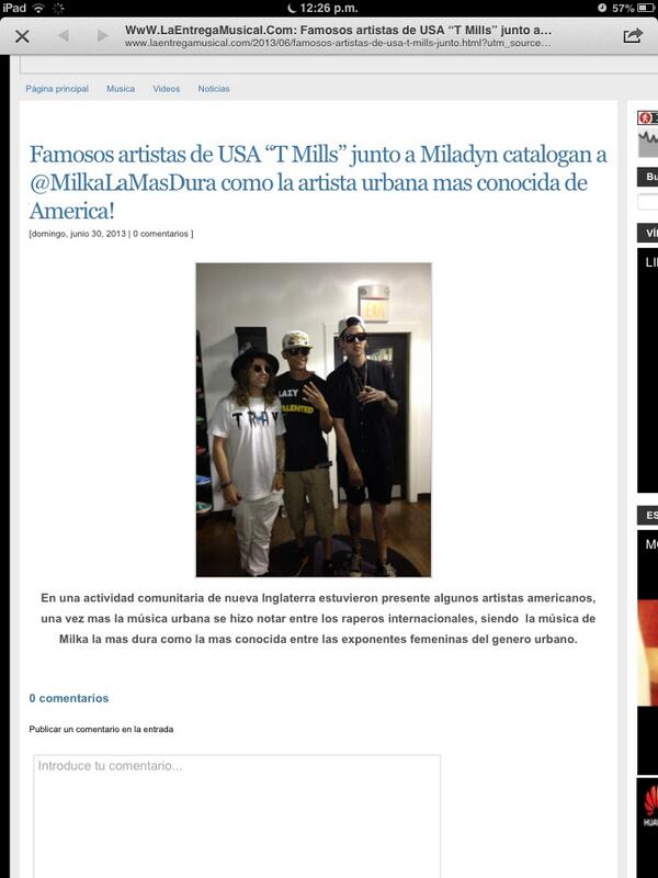 LAMILKAMANIA's tweet photo. ARTISTAS RECONOCEN A @MILKALAMASDURA COMO LA MEJOR ARTISTA URBANA DOMINICANA! http://t.co/JcJ9al214A
