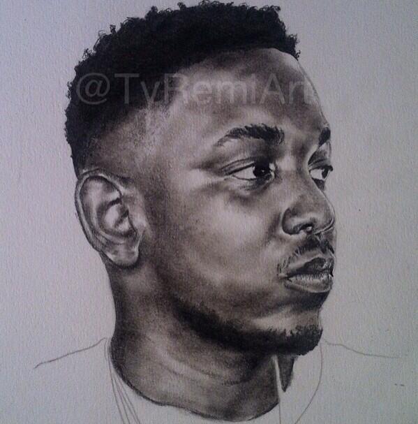 Ty on Twitter: "Kendrick Lamar drawing! http://t.co/9VVO2mTYEc"