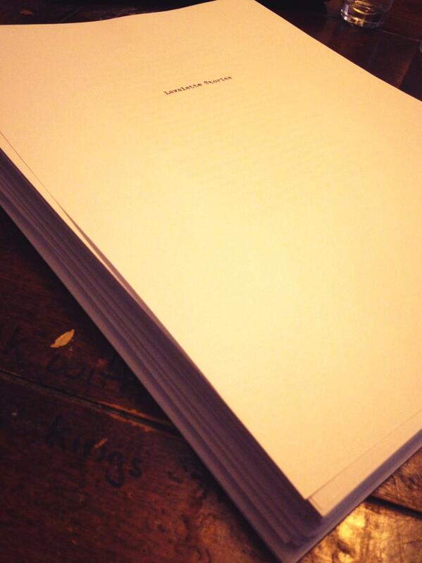 Jomboy_'s tweet photo. New Years resolution was to write more. At the half way point I'm pretty happy with myself. #150pages http://t.co/zdQERGXbuH
