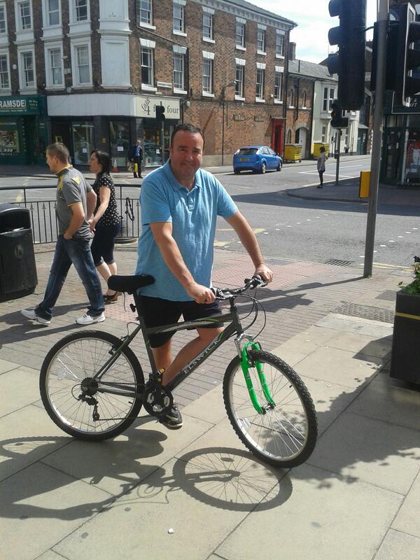 Mark gresham is back on the <a href="/Grp107/">Gwynbleidd</a> supporting the cyclists.