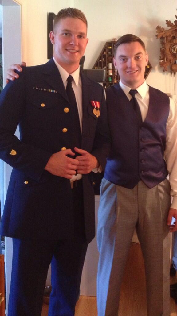 SWCARROLL5's tweet image. My best friend Stefan and I before his wedding
