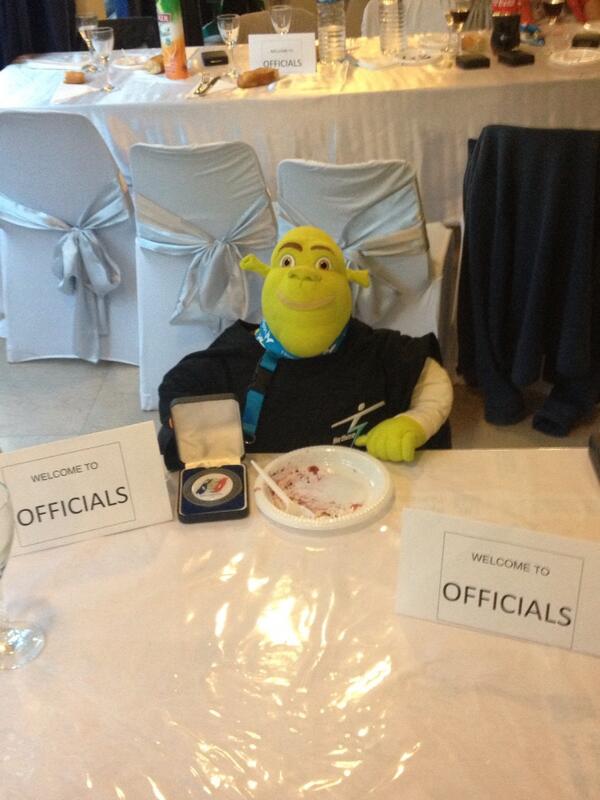 Thunder_Allen's tweet photo. Got a medal for my services! And some more signs! http://t.co/XIcwscpD6e