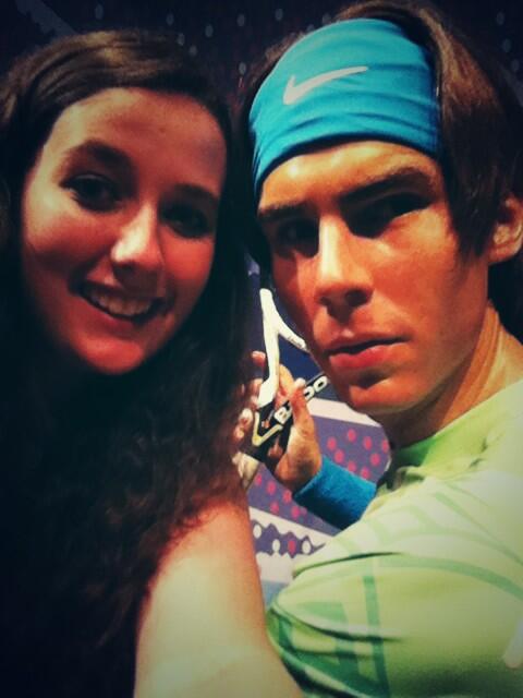 Zoe_Evansxo's tweet image. Me and my fave tennis player @RafaelNadal #waxmodel #MadameTussads