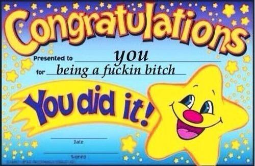 GOT_MEMESS's tweet photo. The best award to send to annoying people. http://t.co/khHiWDCKNl
