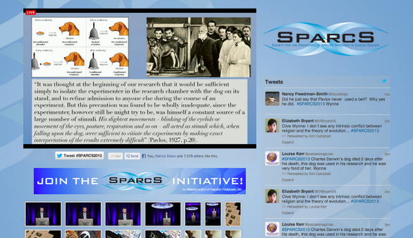 invoke_frida's tweet image. &quot;Pavlov originally set out to study digestion..&quot; #CliveWynne As a student of #psychology, #SPARCS2013... wow.