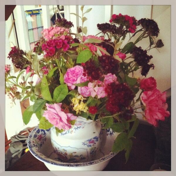 lifeengland's tweet image. What #rescued #copelandspode #Victorian stapled jug and basin sets are made for! #divine