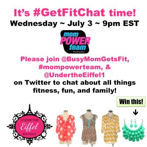BusyMomGetsFit's tweet image. #getfitchat Wednesday!! With #mompowerteam and sp @UndertheEiffel1 what would u like to chat about??! #fitfam