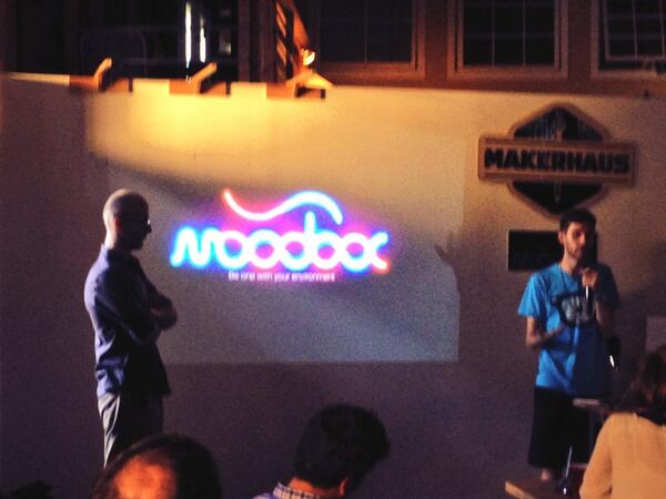 ludoulrich's tweet photo. Special mention to moodbox's amazing logo #swme Cc @kylekesterson @StartupWeekend #makerhaus http://t.co/pQq2RfSpZ1