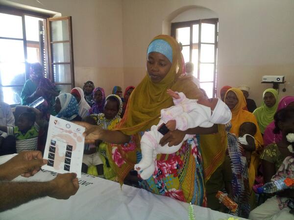 Rotary at World Clubfoot Day Event, Mnazi Mmoja on Friday, new treatment cards presented to mums