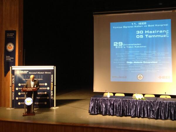 11.IEEE Türkiye Öğrenci Kolları ve Gold Kongresinde KKTC 2. Cumhurbaşkanı Mehmet Ali Talat Kıbrıs sorununu anlatıyor