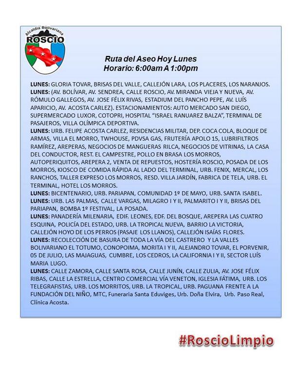 GestionFranco's tweet photo. Hoy #AseoUrbano. La ciudad más limpia, no es la q más se limpia, sino la q menos se ensucia. http://t.co/rY1a8x4vji @sulmeavila 2/2