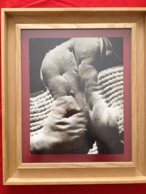 Man. Ray the saddle tirage argentique cachet au verso