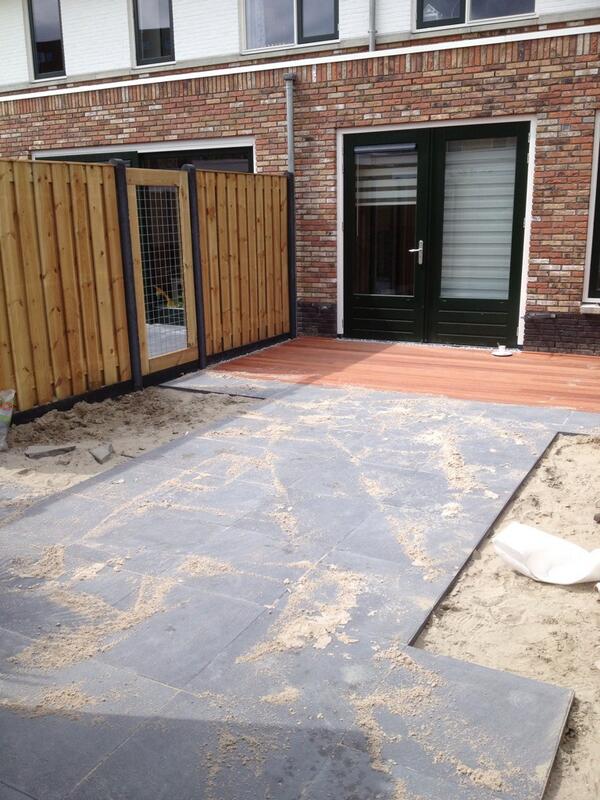 Een heerlijke dag! Flink vooruitgang kunnen boeken... Het resultaat na 1 dag;