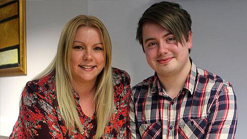 Good luck to students Ian Key &amp; Carol-Anne Williamson who are off to USA as part of the George Lauder Bursary today.