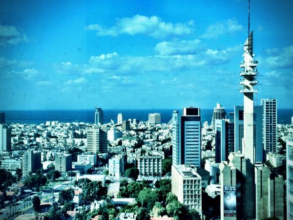 View from the office in Israel...