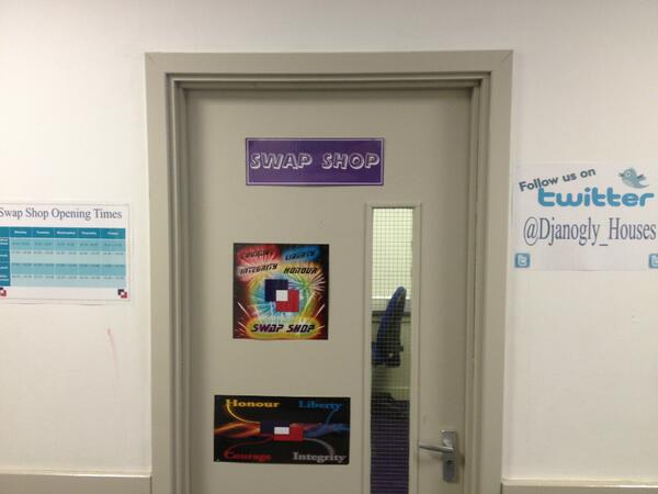 <a href="/DjanoglyCAN/">DjanoglyCityAcademy</a> The Swap Shop located at SR is now up and running!! #newera #Honour #Integrity #Courage #Liberty