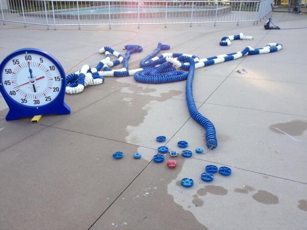 DPSnation's tweet photo. It ain't over 'till the fat lady sings.......or sits on the lane rope!   #swimcoachproblems http://t.co/6ThNp8rU7X