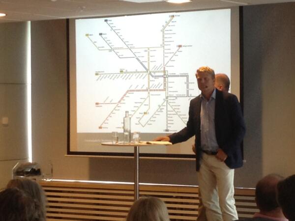 SkanskaSverige's tweet photo. Stockholms nya tunnelbana enligt #Stockholm2070 #Skanska #Almedalen #Almedalsveckan http://t.co/7ERvhwDY01
