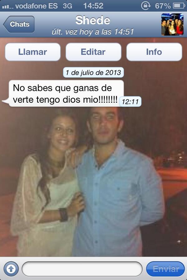 MercedesFco's tweet photo. Teerminar mi ultimo examen y ver esto @Mercedesgr10 esta noche te veo preciosa que ganas de verteee🙅💁🙋🙆 http://t.co/TRCPP6BnQb