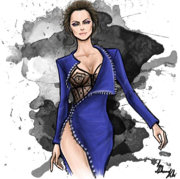 shamekhbluwi's tweet photo. illlustration of @Versace #couture #fallwinter2013 #versace #AtelierVersace #hautecouture #pfw #paris #fashion #art http://t.co/usd7FG73iS