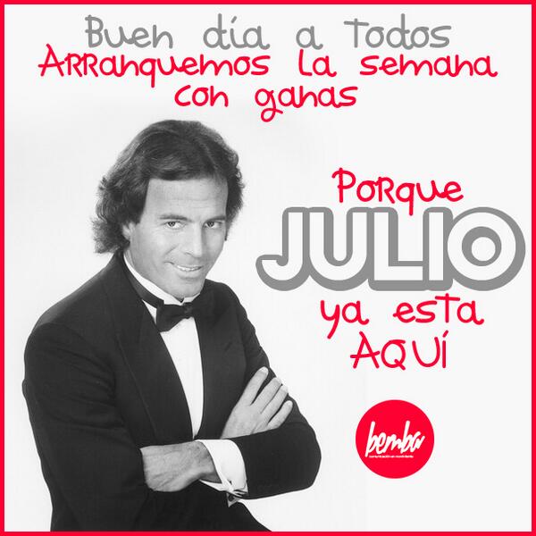 AgenciaBemba's tweet photo. Buen lunes a todos... Vamos que pasamos la mitad del año!!!! y JULIO se viene con todo!!! http://t.co/1g6Wwtz63p