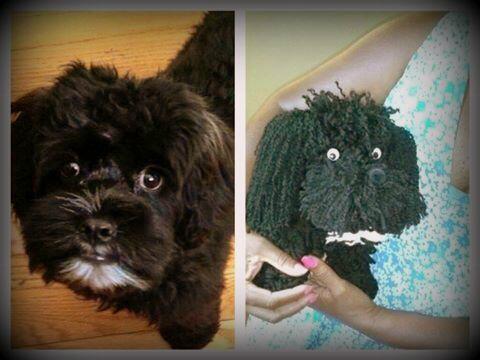 DesignerDogsArt's tweet image. Still working on Hoda's dog, Blake. I’m changing his nose although I usually like  soft noses for a more cute effect.