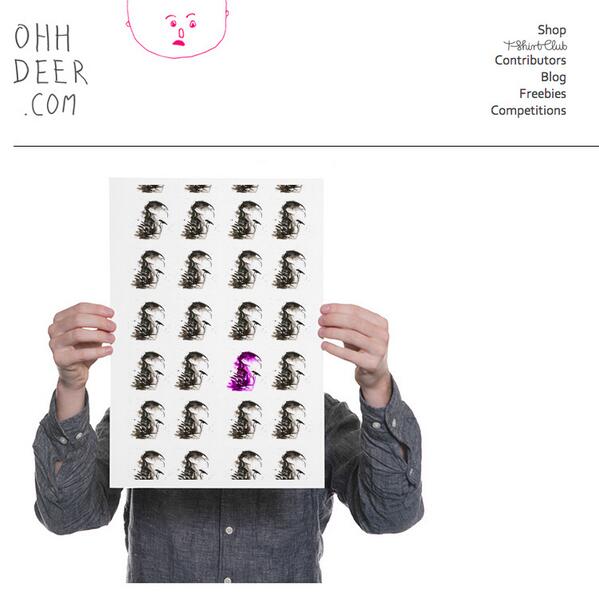 First illustration print for <a href="/ohh_deer/">Ohh Deer</a> competition.