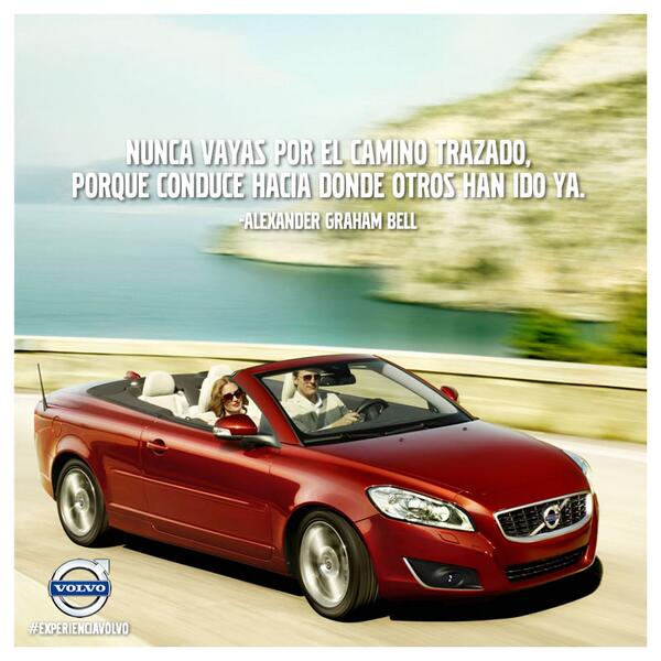 ExperienceVolvo's tweet photo. Se tú mismo, se Volvo. http://t.co/uXGeVsKGYx