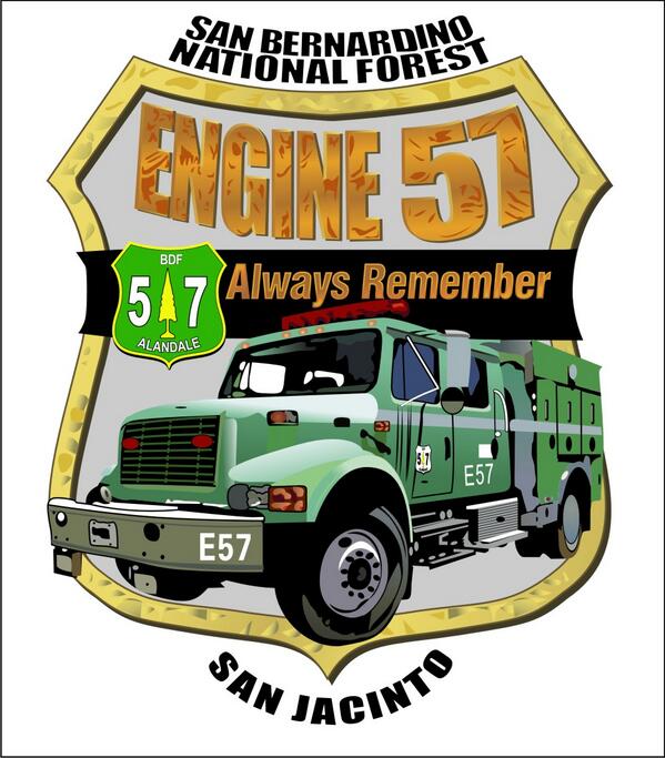 WILL2419's tweet image. #GoneButNEVERFORGOTTEN #Prescott19 #Engine57 #SealBeach #KevinWoyjeck #LCES @CALFIREBDU @SanBernardinoNF